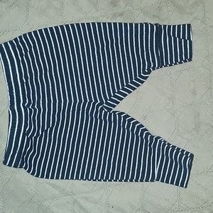 0-3 black and white baby pants